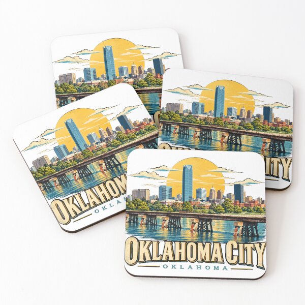 Item preview, Vintage Oklahoma City Oklahoma Travel Souvenir Landmark Gift designed and sold by MichaeIRellov.