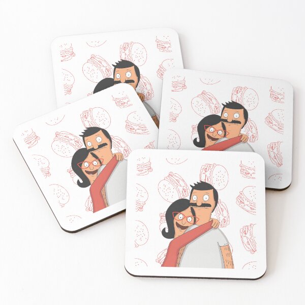 Item preview, Bob and Linda Belcher – Bob’s Burgers Couple Fan Art - White background designed and sold by fifisu.