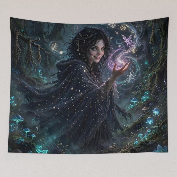 Item preview, Mischievous Witch in the Dark Woods  designed and sold by Fanta-sticky.