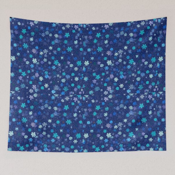 Item preview, Blue Snowflake Seamless Pattern Winter Christmas Design designed and sold by FuzionRaptor.