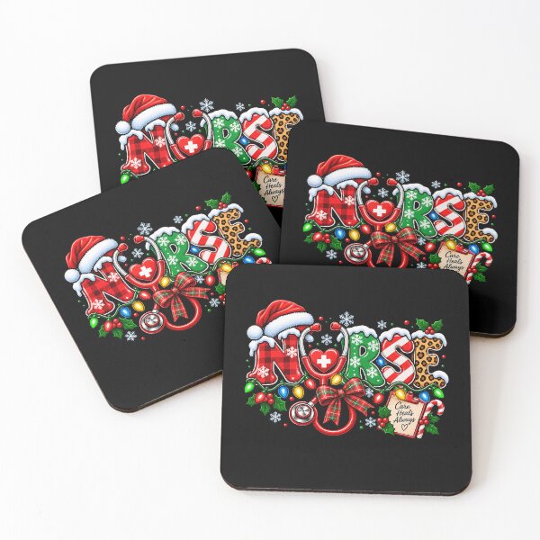 Item preview, Festive Nurse Design with Christmas Elements designed and sold by rafaeltto.