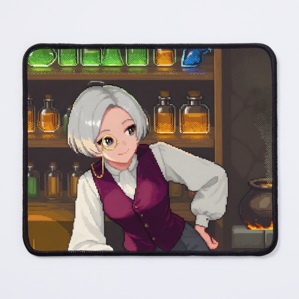 Item preview, Cozy Alchemist Shop - Potion Maker Fantasy Art designed and sold by ManuMax93.
