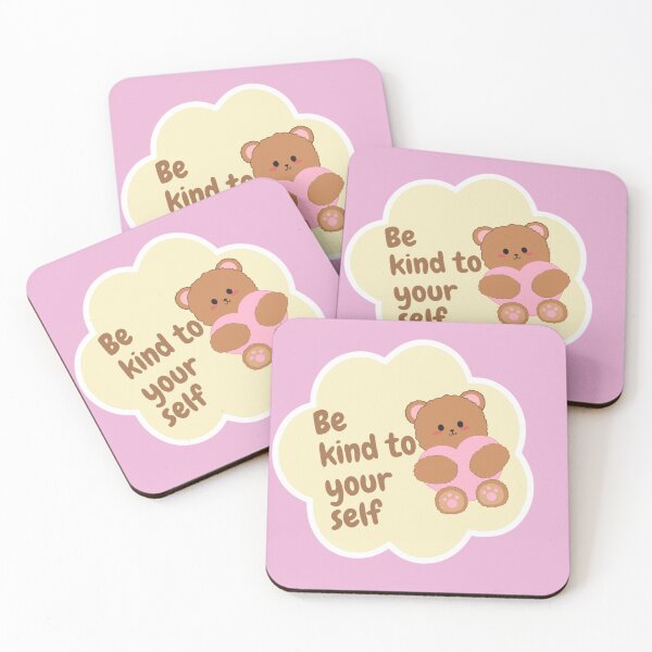 Item preview, Be kind to yourself teddy bear doodle designed and sold by DoneAndDusted.