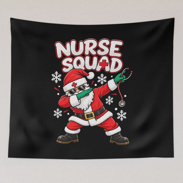 Item preview, Cool Santa Nurse Dab Squad Christmas Design designed and sold by rafaeltto.