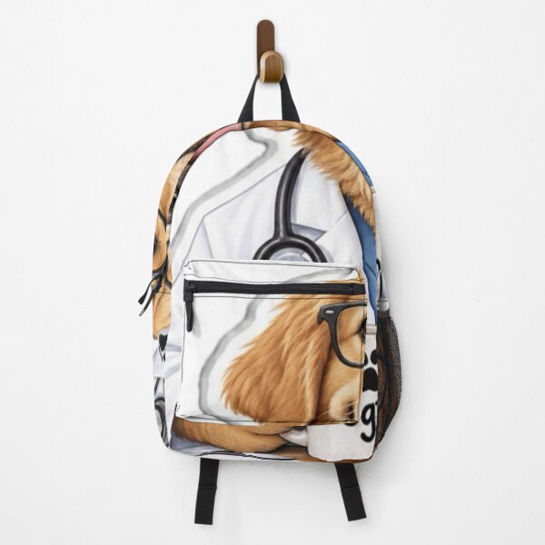 Item preview, Cute Dogtor Golden Retriever - Funny Vet Doctor Dog Sticker designed and sold by Designs248877.