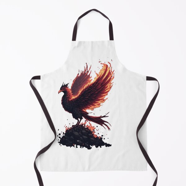 Item preview, Mythical Phoenix Bird Rising From Fire Art designed and sold by Mido-artister.