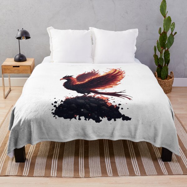 Item preview, Mythical Phoenix Bird Rising From Fire Art designed and sold by Mido-artister.