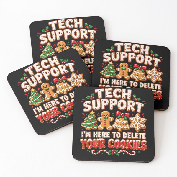 Item preview, Funny Tech Support Christmas Cookie Design designed and sold by rafaeltto.