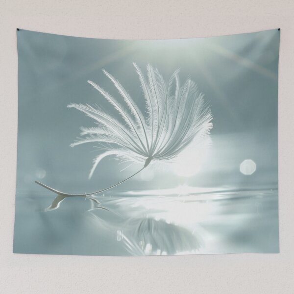 Item preview, Delicate Dandelion Seed on Water Reflection designed and sold by AerizeI.