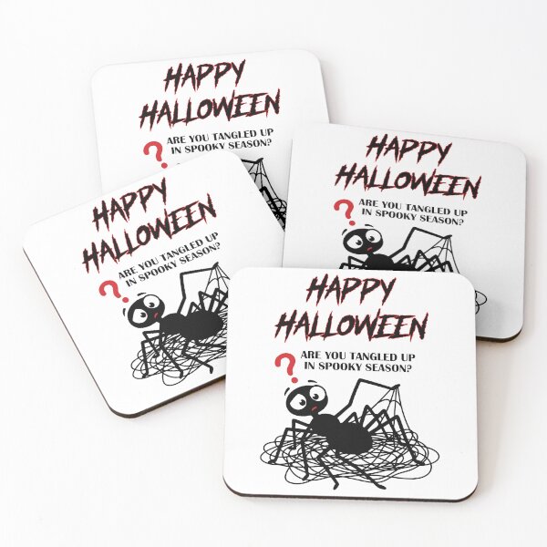 Item preview, Happy Halloween Funny Clumsy Spider Tangled Web designed and sold by YasminTaha.