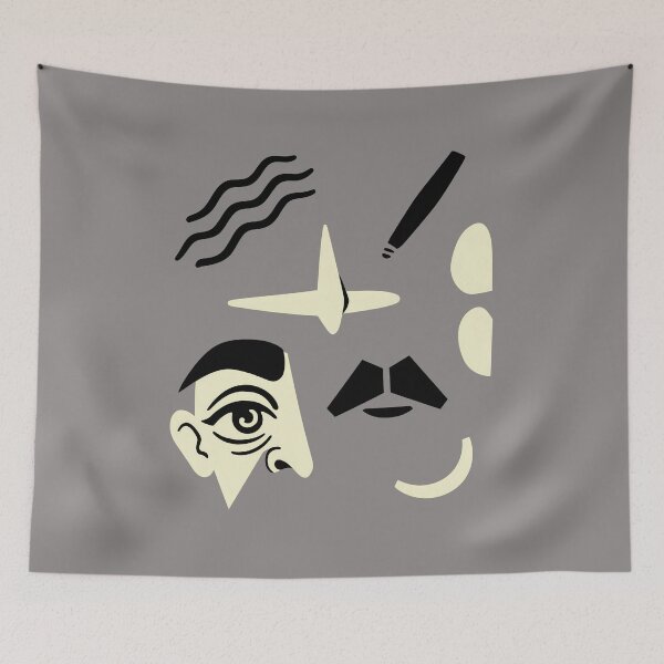 Item preview, Wild Cigar Man Retro Cartoon Emblem-15th designed and sold by RevanRenau.