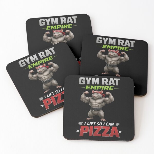 Item preview, Gym Rat Empire Shirt - Funny Rat Workout Pizza Lifting designed and sold by StrongEveryDayStore.