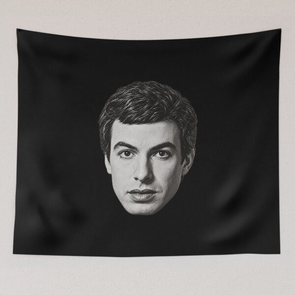 Item preview, Nathan Fielder, Nathan Fielder Face Monochrome designed and sold by Minas-Photos.