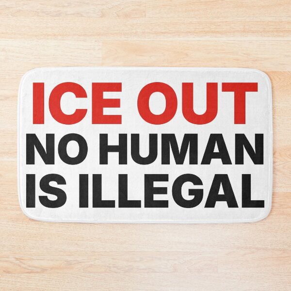 Item preview, ICE Out No Human Is Illegal – Immigrant Rights designed and sold by AntifaShop.