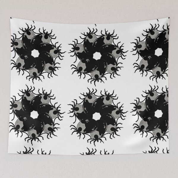Item preview,   Gothic Spider Mandala Geometric Circle Art Print designed and sold by hepopatterns.