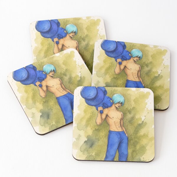 Item preview, Retro Blue Bomber Watercolor Art designed and sold by Alemway.