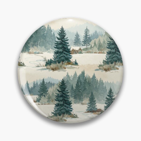 Item preview, Brown Green Rustic Winter Seamless Christmas Pattern designed and sold by FuzionRaptor.