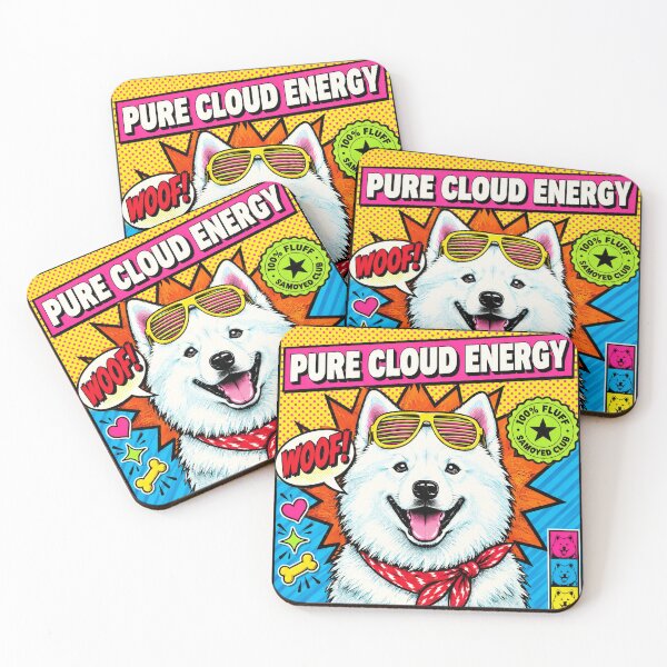 Item preview, Pure Cloud Energy - Samoyed PopArt  designed and sold by TheresaNicole.