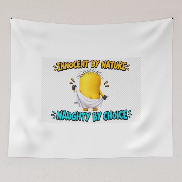 Item preview, Innocent by Nature, Naughty by Choice – Funny Yellow Character designed and sold by Pandurohit.