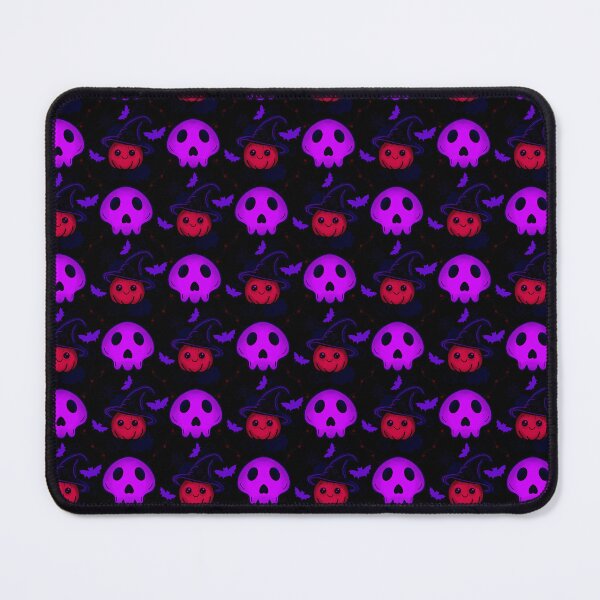 Item preview, Cute Halloween Pumpkins and Ghosts Pattern - Purple designed and sold by PatternXOXO.