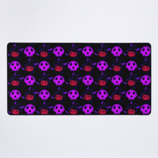 Item preview, Cute Halloween Pumpkins and Ghosts Pattern - Purple designed and sold by PatternXOXO.