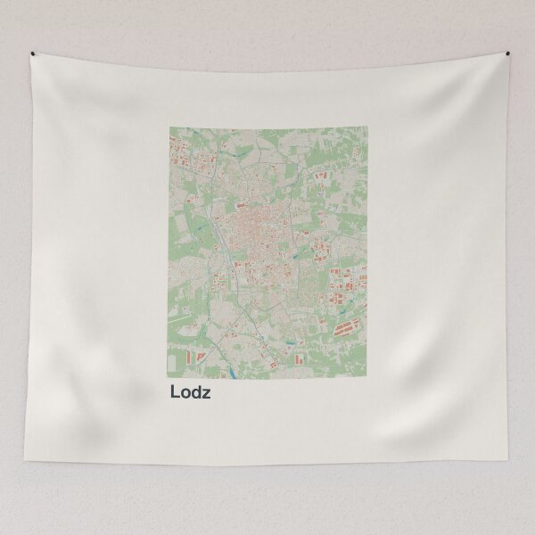 Item preview, Lodz Minimalistic Map Art designed and sold by MapsNerd.