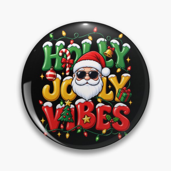 Item preview, Holly Jolly Santa Vibes Christmas Design designed and sold by rafaeltto.