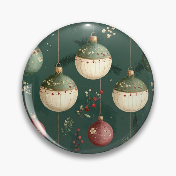 Item preview, Green Rustic Winter Seamless Christmas Pattern designed and sold by FuzionRaptor.