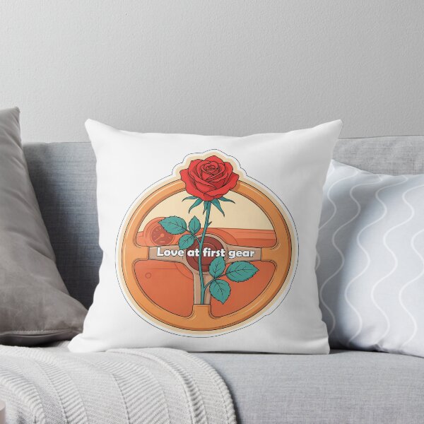 Item preview, Vintage Steering Wheel with Red Rose designed and sold by NiftyWrx.