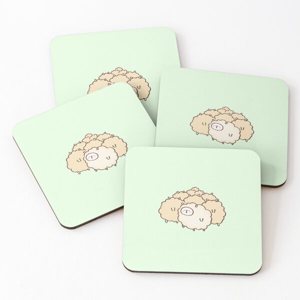 Item preview, Sheep Looking Back While Following the Flock designed and sold by Chunu Doodles.