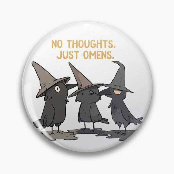 Item preview, Three Crows No Thoughts Just Omens designed and sold by 123Long.