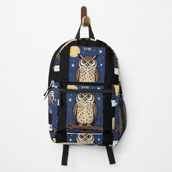 Item preview, The Owl - Folk Art Illustration designed and sold by BRU Design.