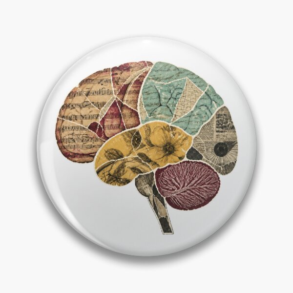 Item preview, My Brain is a Beautiful Collage designed and sold by Neurospicy Retro Vibe.