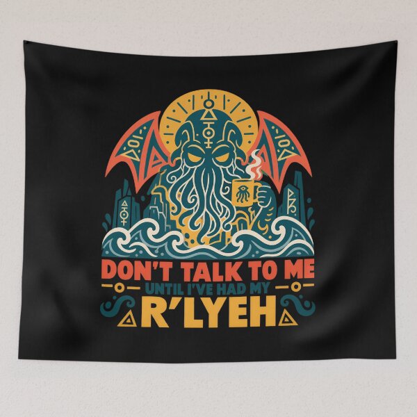 Item preview, H. P. Lovecraft Golden Coffee Cthulhu designed and sold by Fenay Designs.