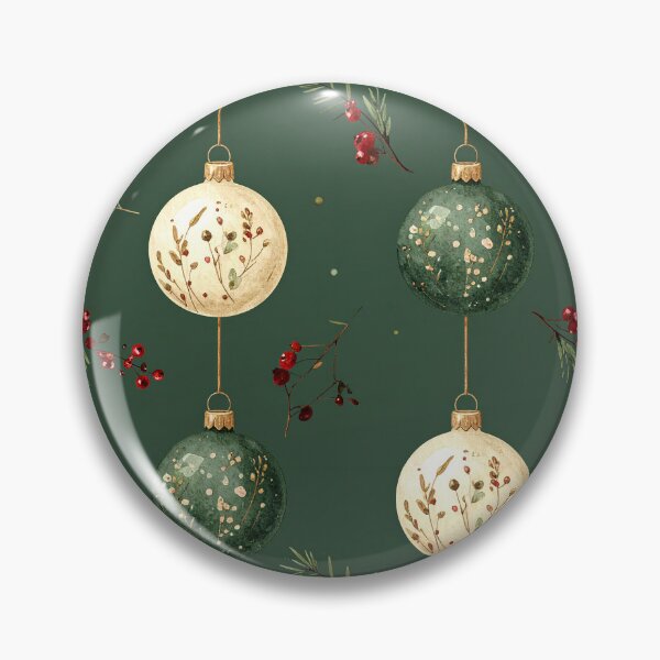 Item preview, Green Rustic Winter Seamless Christmas Pattern designed and sold by FuzionRaptor.