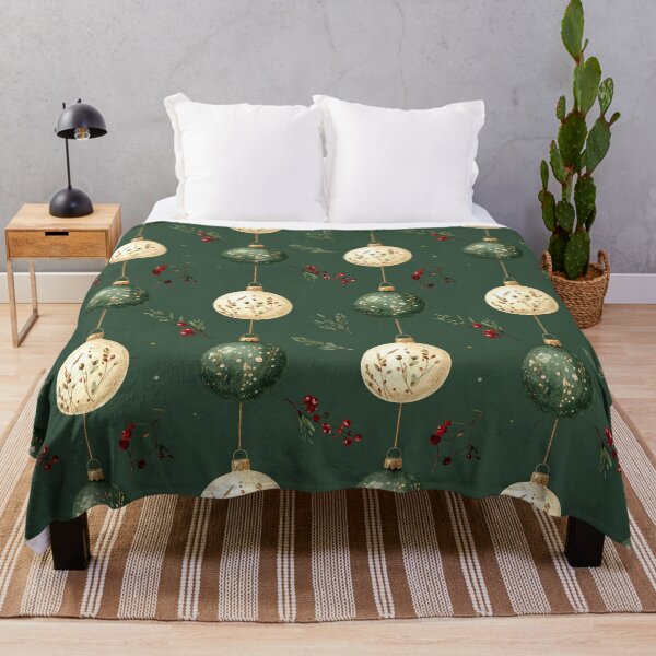 Item preview, Green Rustic Winter Seamless Christmas Pattern designed and sold by FuzionRaptor.
