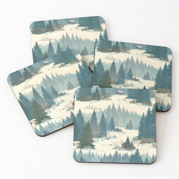Item preview, Brown Green Rustic Winter Seamless Christmas Pattern designed and sold by FuzionRaptor.
