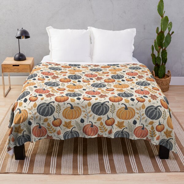 Item preview, Nordic Harvest Pumpkins | Scandinavian Autumn Folk designed and sold by Shuga-Design.