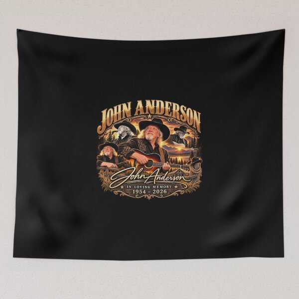 Item preview, John Anderson Memorial, Country Music Legend Tribute designed and sold by Minas-Photos.