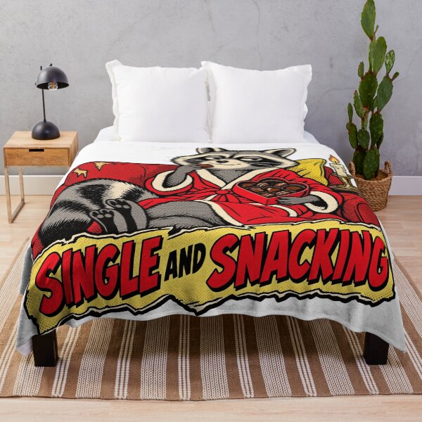 Item preview, Single and Snacking Funny Raccoon Anti Valentine designed and sold by codex401.