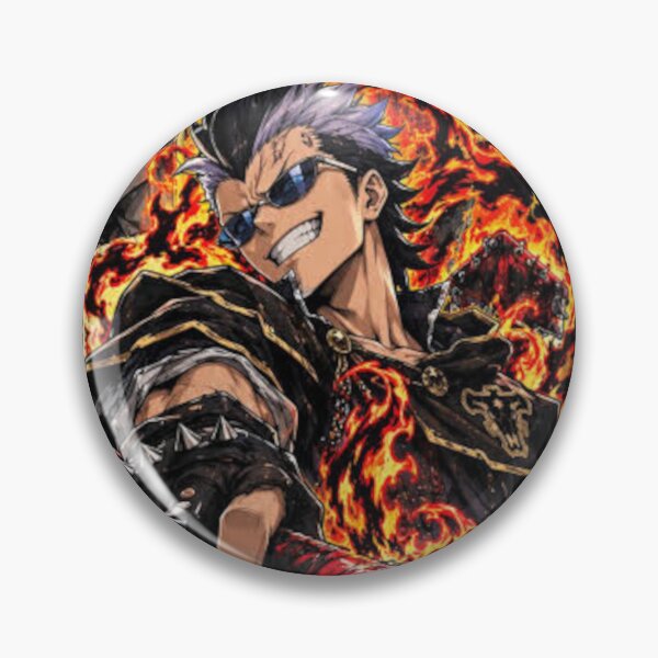 Item preview, Magna Swing The Underdog – Black Clover Fire Magic designed and sold by Animeheam.