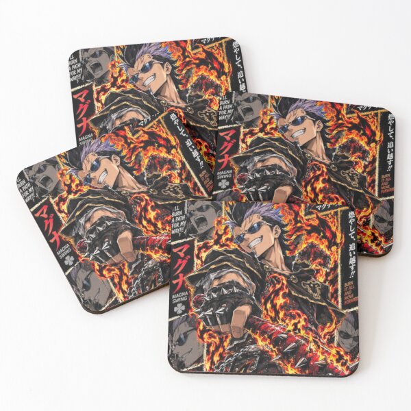 Item preview, Magna Swing The Underdog – Black Clover Fire Magic designed and sold by Animeheam.