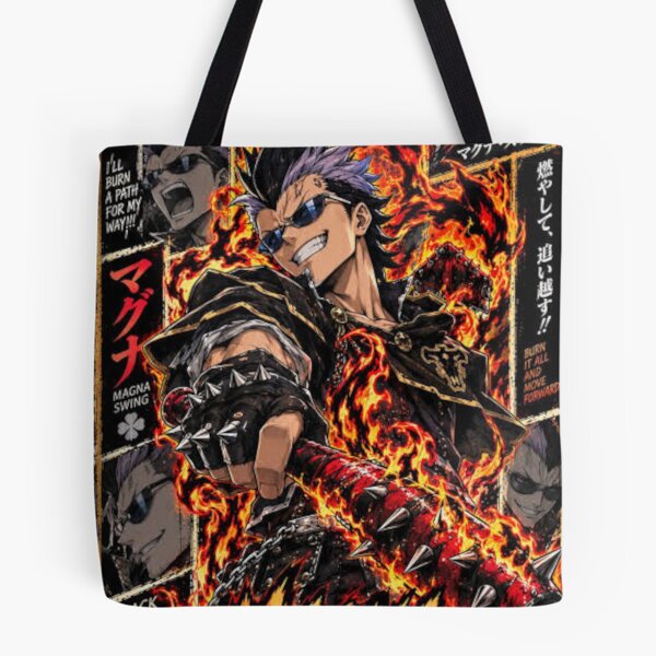 Item preview, Magna Swing The Underdog – Black Clover Fire Magic designed and sold by Animeheam.
