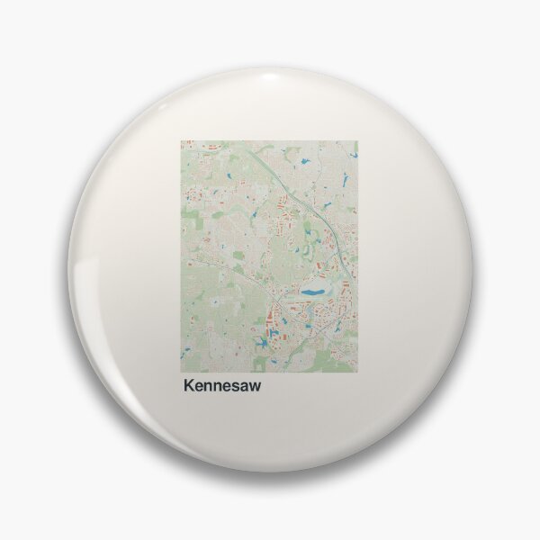 Item preview, Kennesaw Minimalistic Map Art designed and sold by MapsNerd.