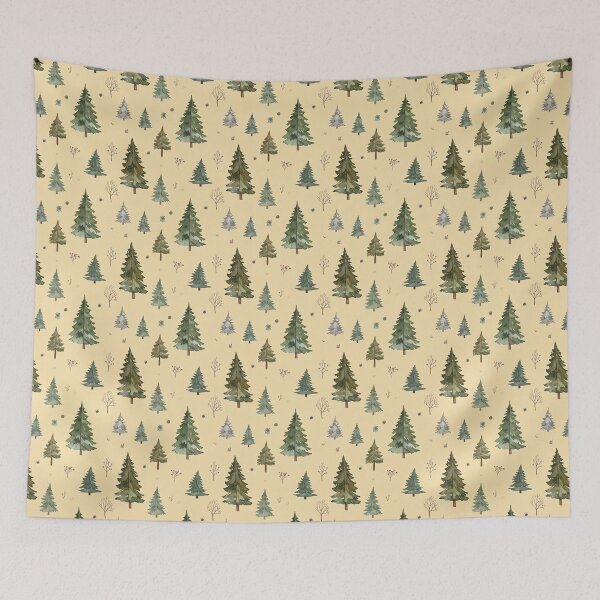 Item preview, Brown Green Rustic Winter Seamless Christmas Pattern designed and sold by FuzionRaptor.
