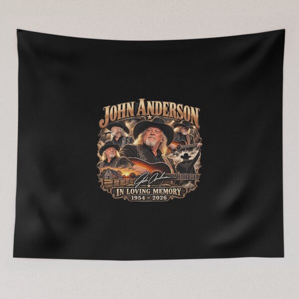 Item preview, John Anderson Memorial Country Music Legend Tribute  designed and sold by Minas-Photos.