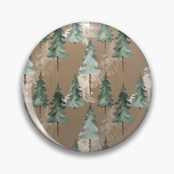 Item preview, Brown Green Rustic Winter Seamless Christmas Pattern designed and sold by FuzionRaptor.