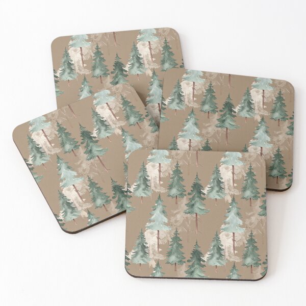 Item preview, Brown Green Rustic Winter Seamless Christmas Pattern designed and sold by FuzionRaptor.