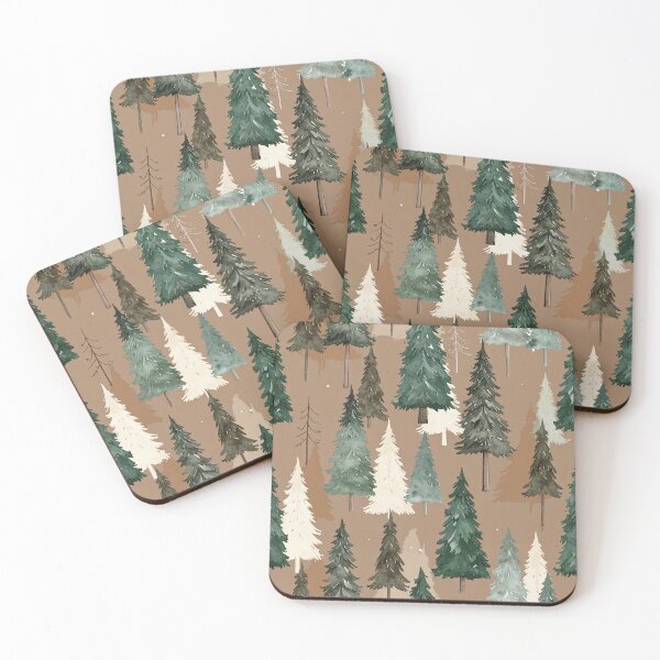 Item preview, Brown Green Rustic Winter Seamless Christmas Pattern designed and sold by FuzionRaptor.