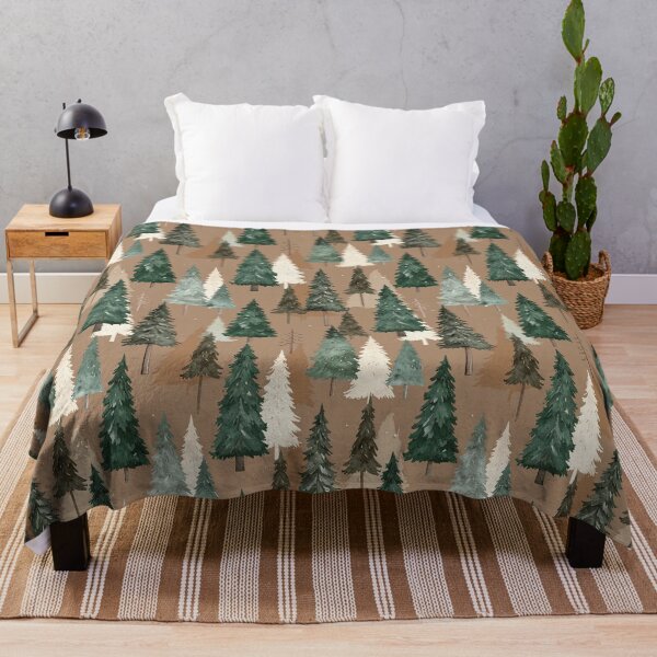 Item preview, Brown Green Rustic Winter Seamless Christmas Pattern designed and sold by FuzionRaptor.